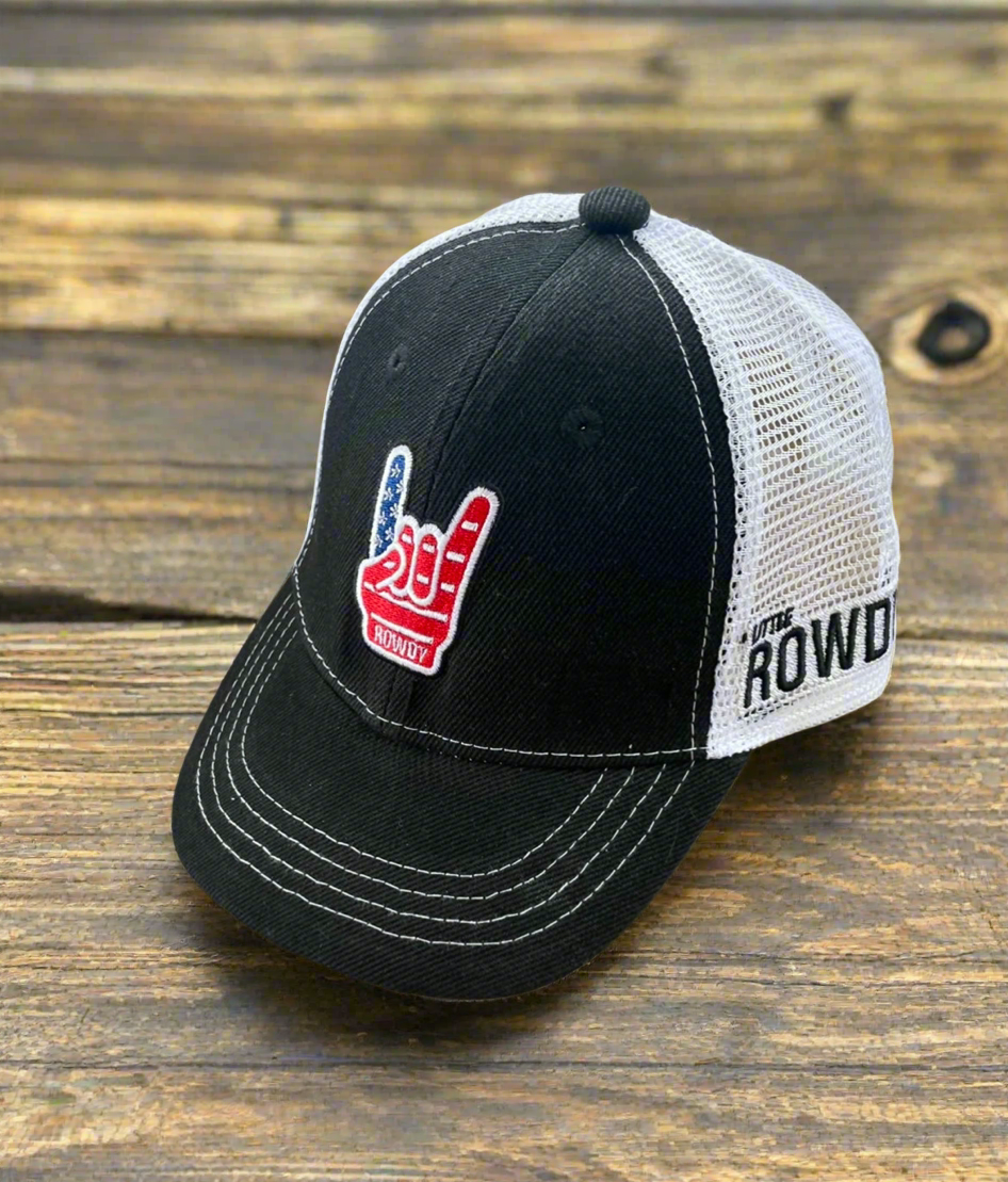Black ROWDY Trucker Hat