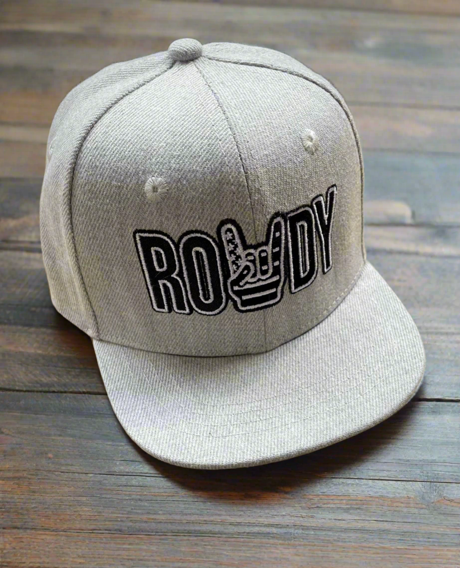 Light Gray Rowdy Snapback