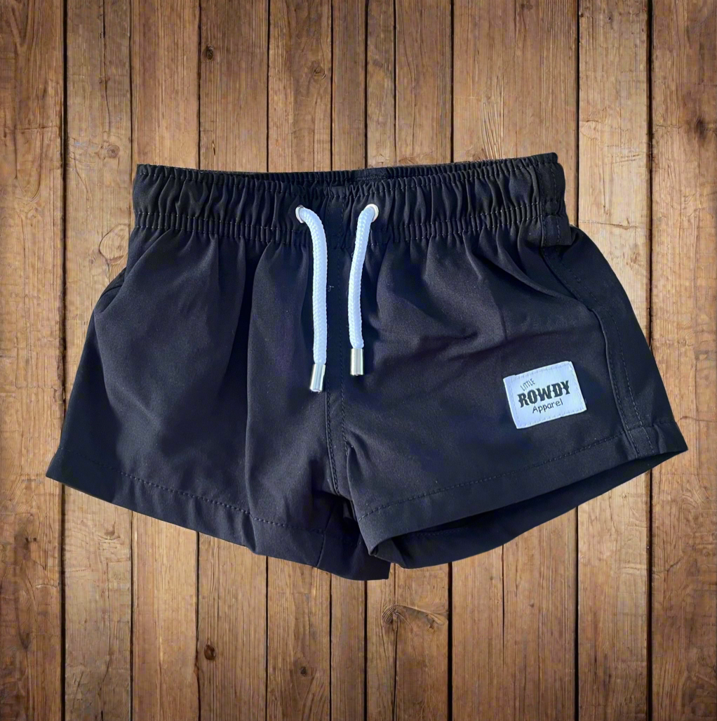 Black ROWDY Boardshorts