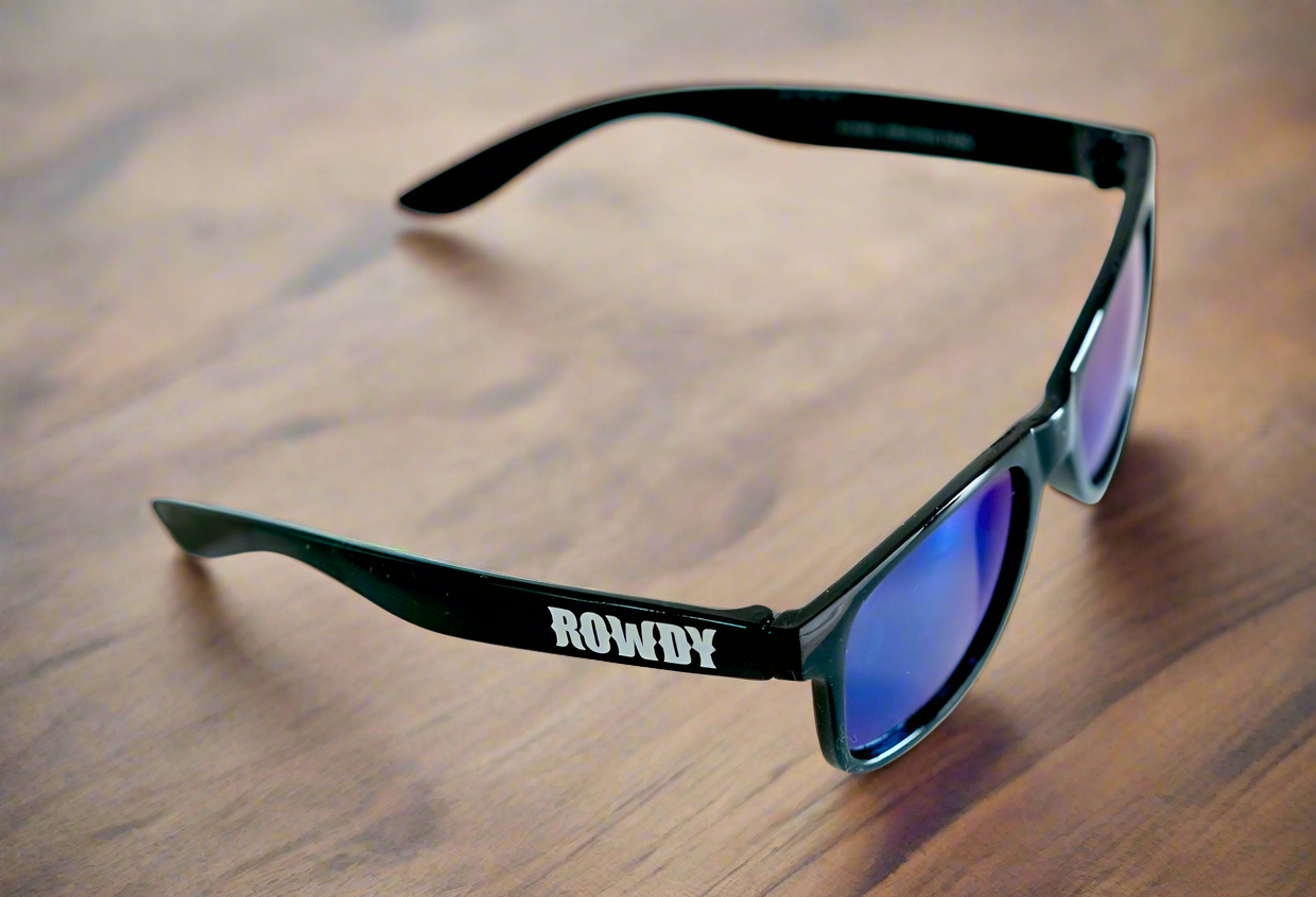 Rowdy Blue Mirrored Sunglasses