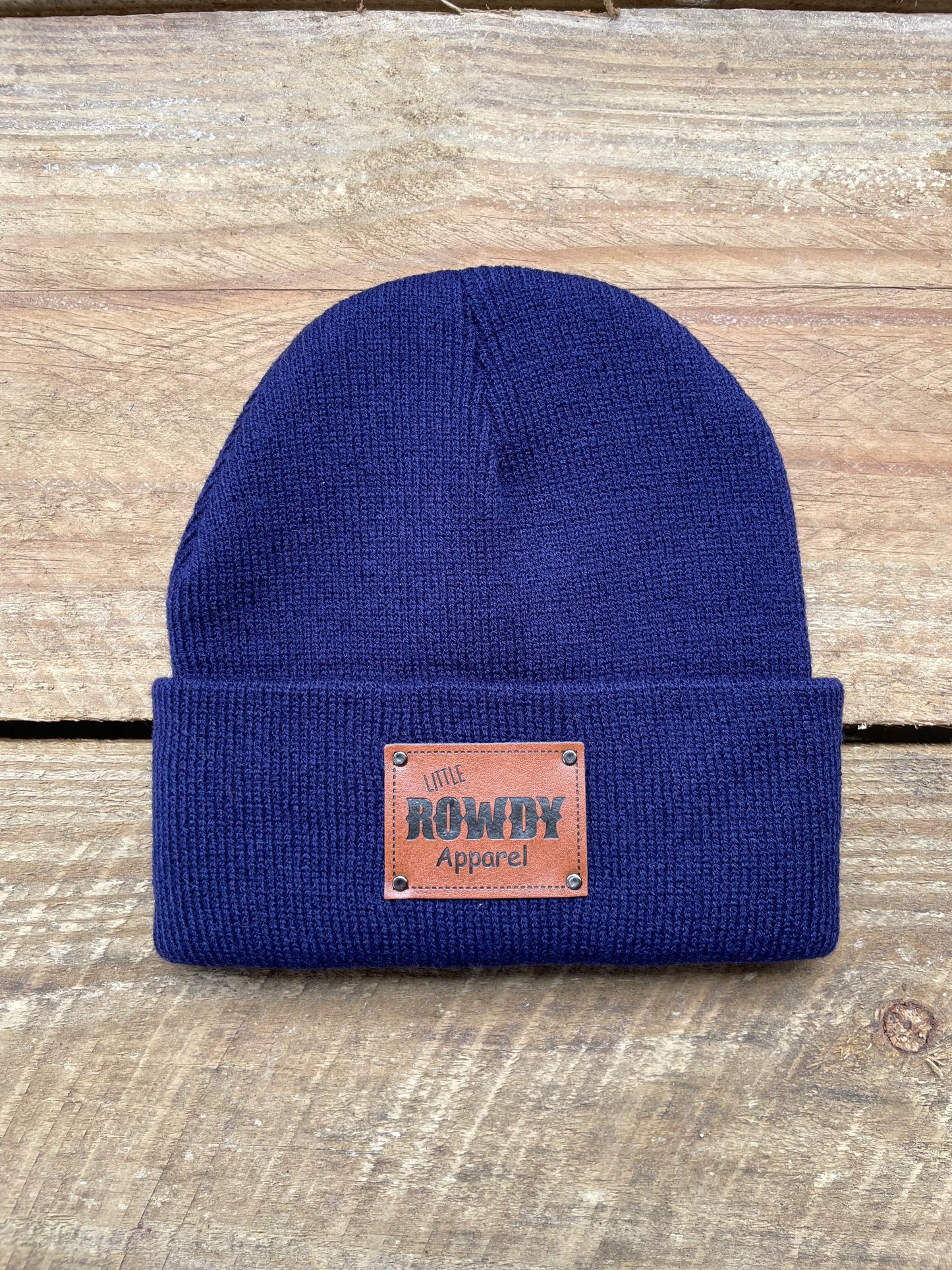 Navy Blue Rowdy Beanie