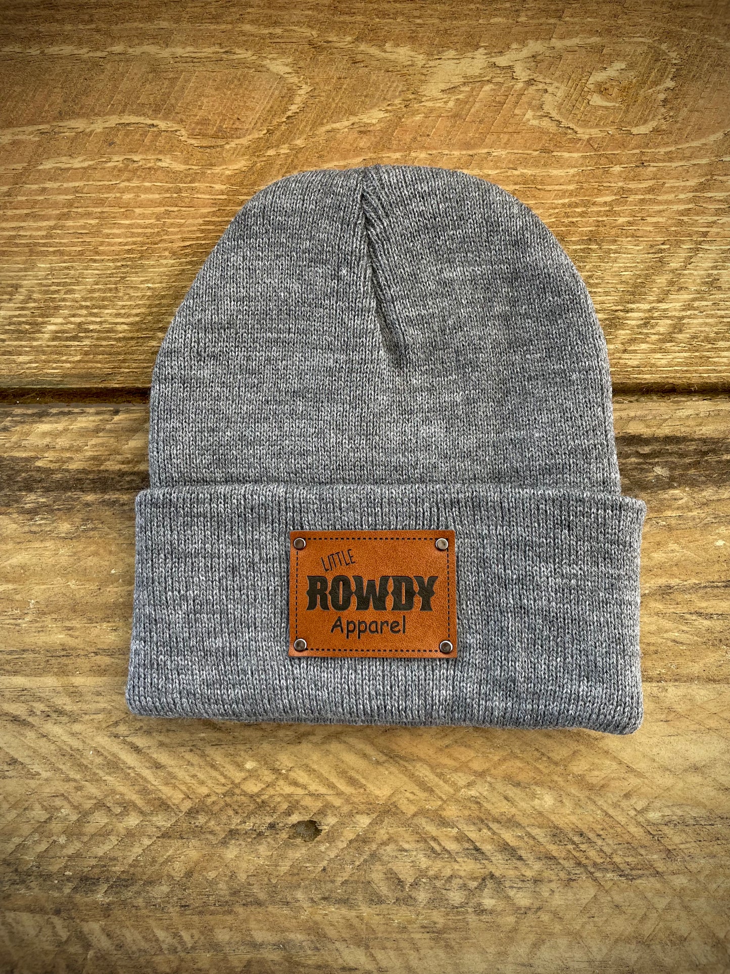 Gray Rowdy Beanie