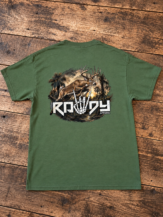 Adult Rowdy Buck Tee