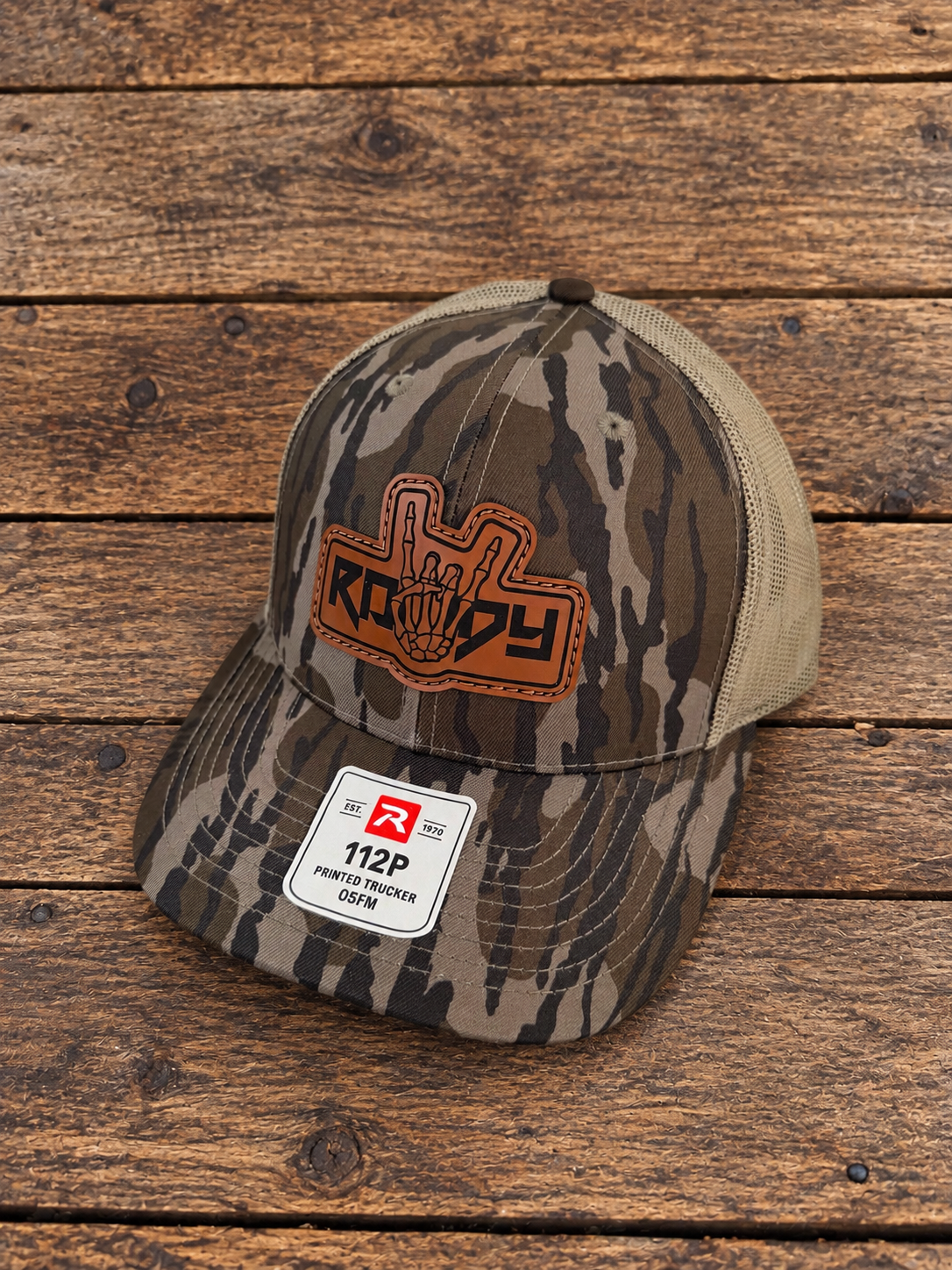 ROWDY Adult Bottomland Camo Snapback
