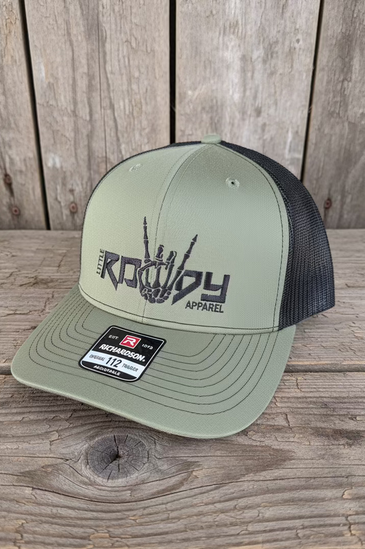 Rowdy Adult Snapback Hat –  Loden/Black Richardson 112