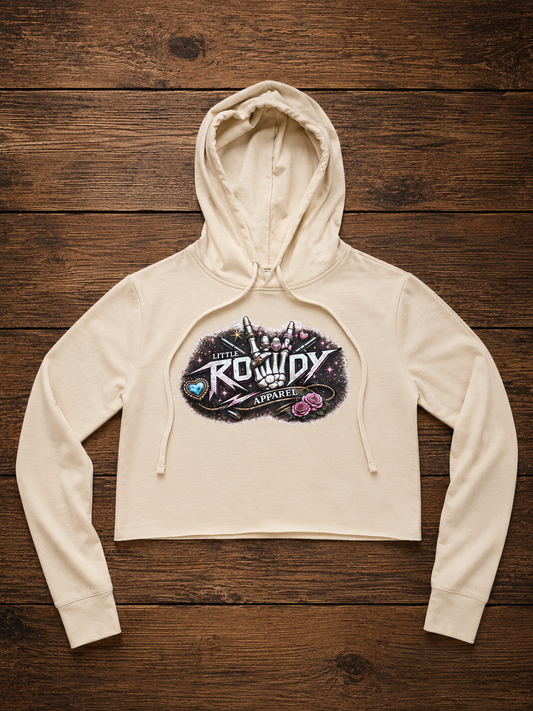 ROWDY Women’s Lightweight Cropped Hooded Tee