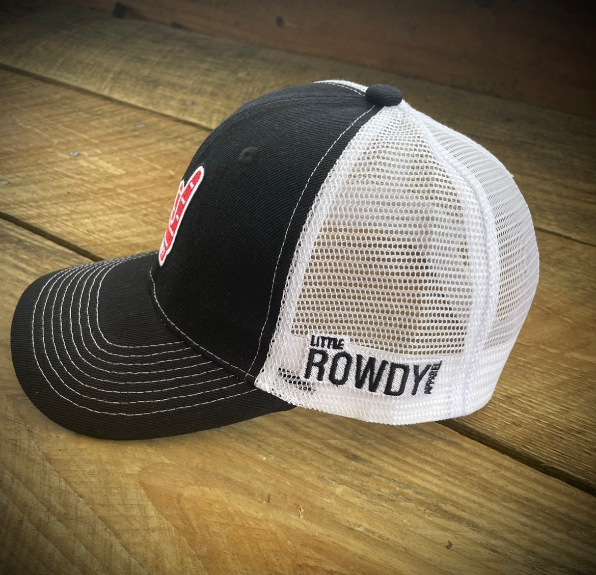 Black Adult ROWDY Trucker Hat